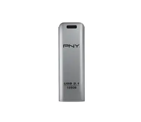 PNY Elite Steel 128GB strieborná / Flash Disk / USB 3.1 / čítanie: 20MB/s / zápis: 80MB/s