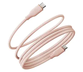 Energea Helix 60 ružová / Nabíjací kábel / Magnetický / USB-C / USB-C / 60 W / 1,5 m