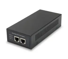 LevelOne POI-5002W90 čierna / PoE injektor / Gigabit / 90 W PoE / IEEE 802.3bt