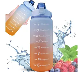 Extralink BUT-993 modro-oranžová / Športová fľaša / 2000 ml / bez BPA / pútko na prenášanie