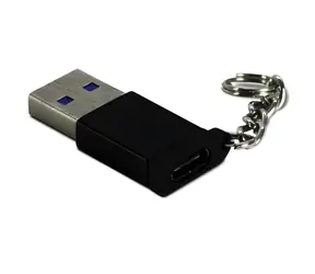 Inter-tech 88885460 čierna / Adaptér / USB-C na USB-A / USB 3.0