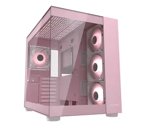 COUGAR FV150 ARGB ružová / PC skriňa / ATX / micro-ATX / mini-ITX / priehľadná bočnica / bez zdroja