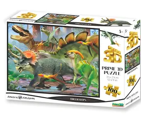 Prime 3D Puzzle Triceratops / 3D efekt / 100 dielikov