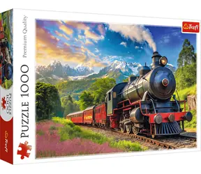 Trefl Puzzle Cestovanie vlakom / 1000 dielikov / 68.3 x 48 cm