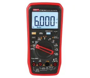 UNI-T UT18B MAX / Multimeter / True RMS / CAT III 600V / Test LED diód / Teplota -55 až 500 °C