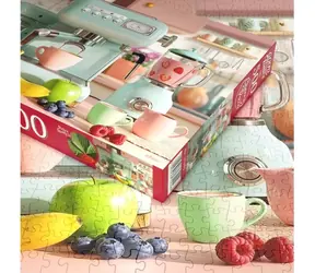 Cherry PAZZI Puzzle Espresso štýl / 500 dielikov / 50 x 34,5 cm