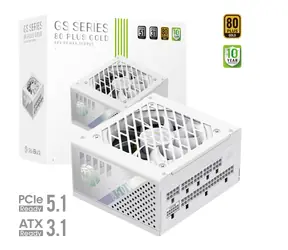 Gamemax GS 850G WH biela / Zdroj / SFX / 850W / Modulárne