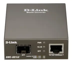 D-Link DMC-G01LC sivá / Media konvertor / 10/100/1000Base-T na Gigabit SFP