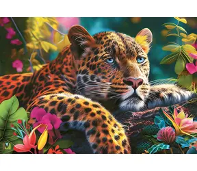 Cherry PAZZI Puzzle Ležiaci leopard / 500 dielikov / 50 x 34,5 cm