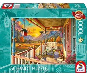 Schmidt Puzzle Horská veranda / 1000 dielikov