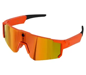 Colmi V06 AI oranžová / Chytré slnečné okuliare / 8MP kamera / 2K video / Bluetooth 5.3 + Wi-Fi / IP54
