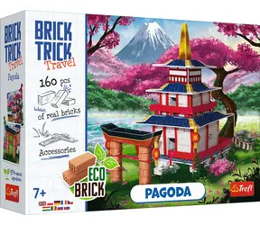Trefl Stavebnica BRICK TRICK Pagoda M / 160 dielov / od 7 rokov