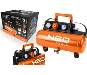 NEO Energy+ 04-620 / Batériový kompresor / 18 V / 8 bar / 3,8 l