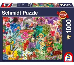 Schmidt Puzzle Zábavné zahradničení / 1000 dielikov