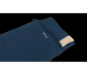 Outwell Contour Lux (Pravý zips) tmavo modrá / Spací vak