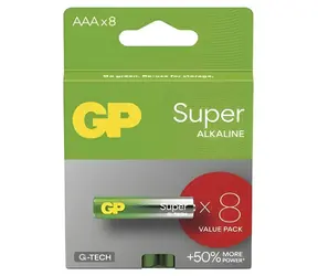 GP AAA Super alkalická batéria / LR03 / 8 ks