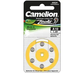 Camelion Zinc Air A10/ZL10 / Batéria do načúvadiel / 1,4 V / 6 ks / bez ortuti