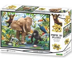 Prime 3D Puzzle Džungľa / 100 dielikov / 3D efekt