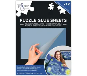 JIG&PUZ Lepiaca fólia na puzzle / 12 listov / 29,7 × 21 cm / na 2000 dielikov