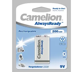 Camelion AlwaysReady / Nabíjacie batérie / 9V (6LR61) / Ni-MH / 200 mAh / 1 ks