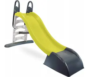 MOCHTOYS Šmykľavka 180 cm zeleno-šedá / s napojením na hadicu / UV filter / protišmykové schodíky