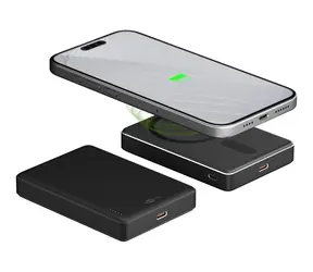 Goobay 70183 / Powerbanka / Magnetická / Bezdrôtové nabíjanie / 10 000 mAh