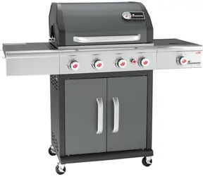 Landmann Plynový gril Triton PTS 4.1 sivá (12964) / 15 kW / rošt 65 x 44 cm