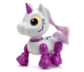 Silverlit Robot Jednorožec / Chodí, hýbe hlavou, LED oči a zvuky / 12 cm / od 3 rokov