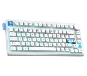ONIKUMA MT706 biela / Herná klávesnica / mechanická / 2,4 GHz / Bluetooth / RGB