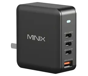 Minix P165 / Sieťová nabíjačka / GaN / 3x USB-C / 1x USB-A / 165W / PD 3.1