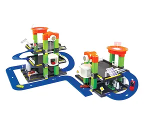 MOCHTOYS Garáž parkovacia trojposchodová / 116 x 57 x 46 cm / od 3 rokov