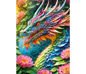 Cherry PAZZI Puzzle Drak šťastia / 1000 dielikov
