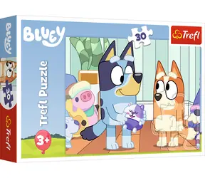 Trefl Puzzle S Blueym je vždy zábava / 30 dielikov / 27 x 20 cm / vek 3+