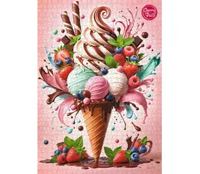 Cherry PAZZI Puzzle Sladká blaženosť / 1000 dielikov / 50 x 70 cm