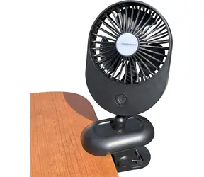 Esperanza EHF103K čierna / Stolný ventilátor / USB / priemer 9 cm / 2 W / 52 dB