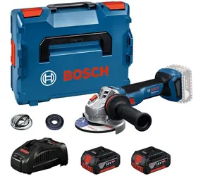 BOSCH GWS18V-11 / Aku uhlová brúska / 18V / 125 mm / 2x 5.0Ah / kufor