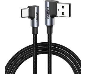 Ugreen UGR1467 čierna / Kábel / USB-A - USB-C / 3 m