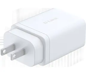 D-Link DCP-651 biela / Sieťová nabíjačka / GaN / 65W / 2x USB-C / 1x USB-A / PD