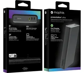 ZAGG Powerstation Ultra 25K čierna / Powerbanka / 25000 mAh / 140W / 3x USB-C