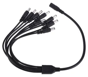 Xtendlan Napájací rozbočovač 1:8 / Napájací rozbočovač / DC jack 2,1mm / kábel 2mm/0,3mm