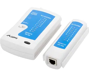 Lanberg NT-0401 / Tester káblov / RJ-45 / RJ-11 / RJ-12 / Koax / LED indikácia