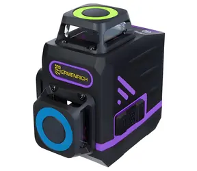 Ermenrich LV60 PRE fialový / Krížový laser / zelený laser / dosah 30 m / 12 čiar
