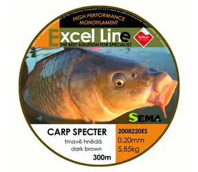 Sema Carp Specter Teflon / Rybársky vlasec / 300 m / 0,30 mm / 11,9 kg