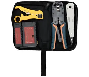 Xtendlan LAN Kit / Sada inštalačných nástrojov / Krimpovacie kliešte RJ45-12-11-10 / Odizolovávač / Narážač / Tester