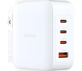 D-Link DCF-141/E biela / Nabíjačka / GaN / 140W / 3x USB-C / 1x USB-A