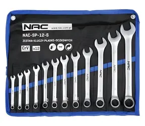 NAC Sada kľúčov očkoplochých 6-22 mm / Kľúče / 12 dielov