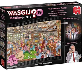 JUMBO Puzzle Wasgij V anglickom pube / 1000 dielikov / od 12 rokov