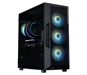 Zalman i3 Neo ARGB V2 čierna / Skriňa / Temperované sklo / 1x USB-C + 1x USB-A / 2x 3,5" pozícia