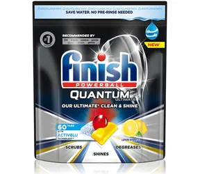 FINISH Quantum Ultimate 60 ks citrón / Tablety do umývačky