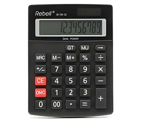 Rebell Kalkulačka RE-8118-12 BX čierna / Stolová / 12miestna